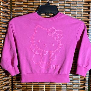 Hello Kitty pink Sweatshirt Toddlers size 4-5